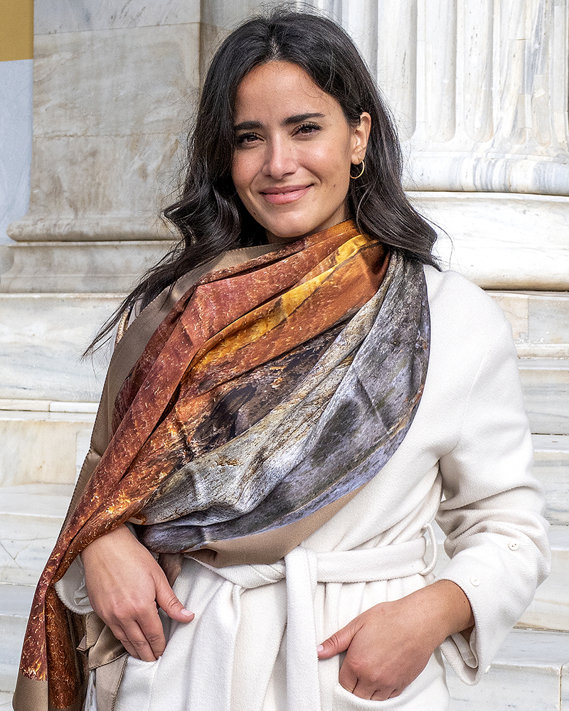 VOLCANIC long scarf / shawl